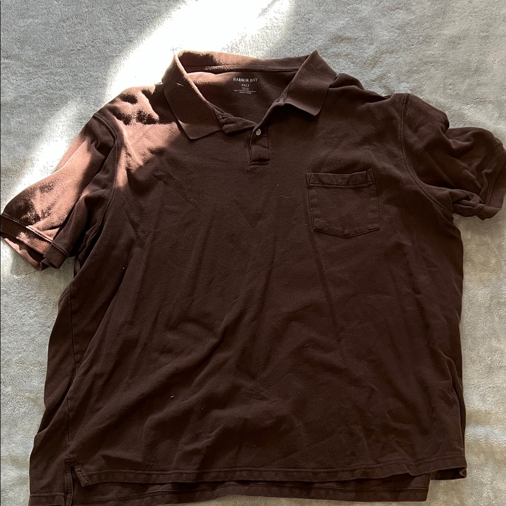Harbor Bay Dark Brown Polo Shirt
